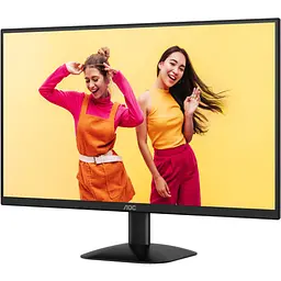 Монітор TFT 27" AOC Q27B35E, QHD IPS, 75Гц, HDMI, DP, чорний (Q27B35E) - мініатюра 3