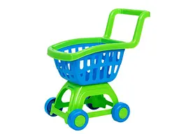 Іграшковий Вiзок для супермаркету Bamsic 213 Блакитно-зелений shop (2000999376283)