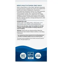 Вітамінно-мінеральний комплекс Nordic Naturals Мультивітаміни для чоловіків, Men's Multivitamin, One Daily, 30 таблеток (NOR-01554) - мініатюра 3