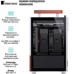 Корпус JONSBO T6 Silver - мініатюра 8