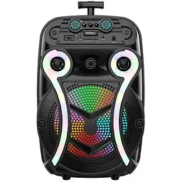 Портативна колонка бумбокс XPRO ZQS15102 валіза 30Вт USB SD FM радіо Bluetooth 1 мікрофон ДК (MER-15703) - мініатюра 5