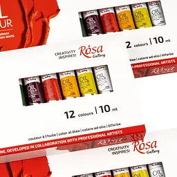Набір олійних фарб 12х10 мл Rosa Gallery - мініатюра 3