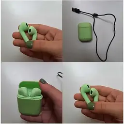 Бездротові навушники Hoco Gioio Mini-2 (i7mini) Bluetooth зелені - мініатюра 7