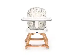 Стілець для годування Lorelli Napoli Grey Hexagons - мініатюра 2