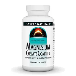 Комплекс хелатного магнію Magnesium Chelate Complex 100 mg 250 tabs