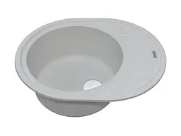 Кухонна мийка Adamant Ovum 615x495x200 old stone 1824296100410, Сірий - мініатюра 2