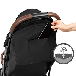 Прогулянкова коляска Kidwell Colmer Jet Black - мініатюра 8