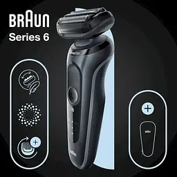 Електробритва Braun Series 6 61-N1000s black/black (6826907) - мініатюра 4