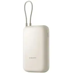 Портативна батарея Xiaomi Power Bank 10000 mAh 22.5W Integrated Cable Beige (BHR9072GL) - мініатюра 2