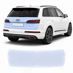 Антигравійна захисна бронеплівка за лекалами для Audi Q7 4M second facelift 2024- зона кришки багажника