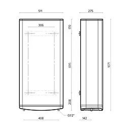 Бойлер Ariston VELIS TECH 80 EU (3100918) - мініатюра 4