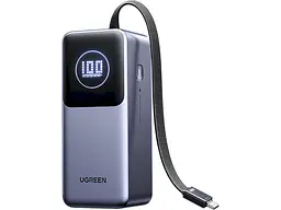Зовнішній акумулятор (Power Bank) UGREEN PB723 Nexode 20000mAh 130W with Built-in USB-C (55365) - мініатюра 2