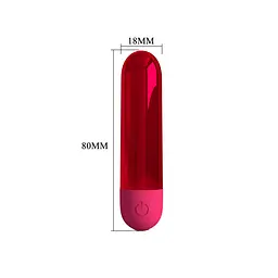 Вібратор для клітора Pretty Love Kiwi 8 см червоний - мініатюра 7