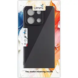 Чохол Silicone Cover Ummi Lakshmi Full Camera (AA) для Xiaomi Redmi Note 13 Pro 4G / Poco M6 Pro 4G Чорний / Black - мініатюра 2