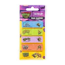 Стікер-закладка Kite паперова з малюнком Ninja Turtles, 100 шт, 5х15х50 мм, прямокутна (NT25-480) - мініатюра 2