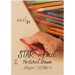 Склейка для ескізів SM-LT Art STAR T (Kraft) 120г/м2 20л коричневий колір