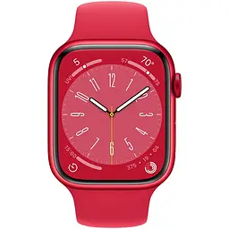 Apple Watch Series 8 GPS, 45mm, (PRODUCT)RED, (PRODUCT)RED Sport Band (Grade C) Seller Refurbished