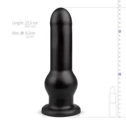 Фалоімітатор EasyToys Tactical, 25.5 см (чорний) - мініатюра 4