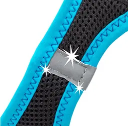 Шлея для собак Ferplast Kaori P XS чорно-блакитна A: 28-30 см B: 32-36 см 75469032 - мініатюра 3