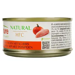 Вологий корм для котів Almo Nature HFC Cat Natural курка з гарбузом 70 г (9034H) - мініатюра 2
