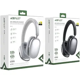 Гарнітура Acefast H9 ANC, Bluetooth, Silver - мініатюра 3