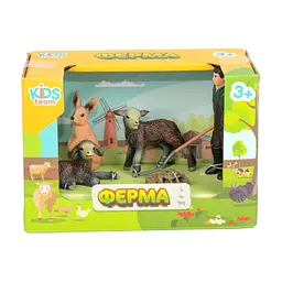 Фігурка Kids Team набір Ферма фермер, кролик, два ягнятка (Q9899-T7_2) - мініатюра 2