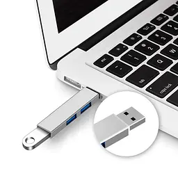 Адаптер перехідник GT USB на USB 3.0 Темно-сірий (С051247) - мініатюра 3