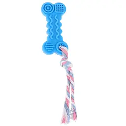 Жувальна іграшка-кістка з канатом для собак Derby Bone Shaped Dog Chew Toy - мініатюра 1