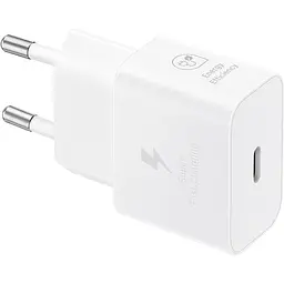 Зарядний пристрій Samsung 25Вт USB-С, білий (EP-T2510NWEGEU)