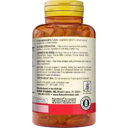 Потрійна Омега 3-6-9 Mason Natural Fish, Flax & Borage Oils олія риби, льону та огірника 1.200 мг 60 гелевих капсул - мініатюра 3