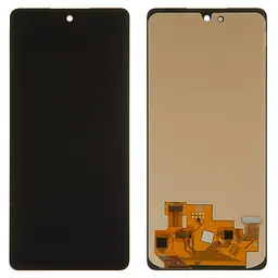 Дисплей для Samsung A528 Galaxy A52s 5G, чорний, без рамки, ., (OLED)