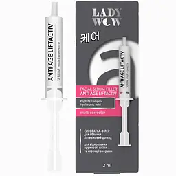 Сироватка-філер для обличчя Lady Wow Anti Age Liftactiv Serum, 2 мл - мініатюра 2