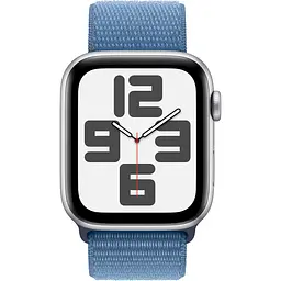 Смарт-годинник Apple Watch SE 2 GPS 44mm Silver Aluminium Case with Winter Blue Sport Loop [MREF3] [95093] - мініатюра 2
