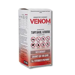 Засіб від клопів і тарганів Venom 500 мл