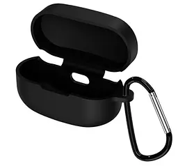 Чохол-накладка DK Silicone Candy Friendly з карабіном для Sony WF-1000XM4 (black) - мініатюра 5