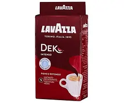 Кава мелена Lavazza DEK Intenso без кофеїну 250г.