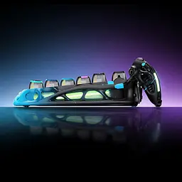GravaStar Клавіатура механічна Mercury V75 Pro 80keys, Magnetic Jade Gaming, 8K, USB-A, RGB, Neon Graffiti - мініатюра 8