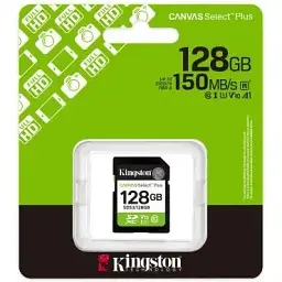 Карта пам'яті Kingston 128GB SDXC class 10 UHS-I V10 A1 Canvas Select Plus (SDS3/128GB)
