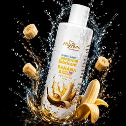 Лубрикант MyLove Aroma Series IntimMassage 2in1 Banana, 300 мл - мініатюра 2