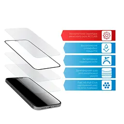 Скло захисне ACCLAB Full Glue ESD Apple iPhone 14 Pro Max (1283126542060) - мініатюра 3