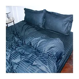 Постільна білизна MirSon Satin 30-0021DarkBlue 160х220 Сімейний (2200005255803)