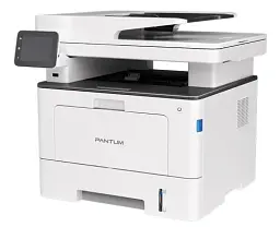 БФП лазерний ч/б A4 Pantum BM5110ADN, White, 1200x1200 dpi, дуплекс, до 40 стор/хв, ADF на 50 арк, сенсорний РК-екран 3.5", USB / Lan, картридж TL-5120 / DL-5120 - мініатюра 3