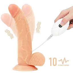 Страпон LoveToy Easy Strapon Set 8.5'' 21.5 см тілесний - мініатюра 14