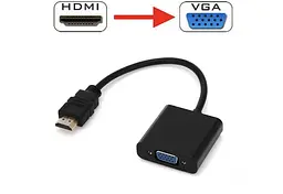 Адаптер-конвертер Tishric HDMI VGA 70091 Black - мініатюра 2