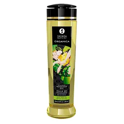 Органічна масажна олія Shunga Organica Exotic Green Tea, 240 мл - мініатюра 2