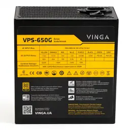 Блок живлення Vinga 650W (VPS-650G) - мініатюра 7