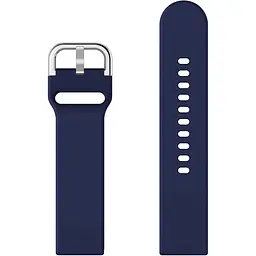 Ремінець DK CDK для Xiaomi Watch Color "L" 22mm Silicone Sport Band Classic (011018) (dark blue) - мініатюра 2