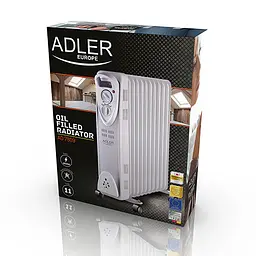Олійний радіатор Adler AD 7809 (11 секцій) - мініатюра 6