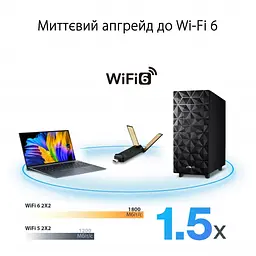 Адаптер WiFi USB-AX56 AX1800, USB Asus teh0017401 - мініатюра 8