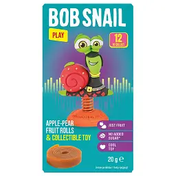 Цукерка Bob Snail Равлик Боб набір Яблуко-груша з іграшкою 20 г (4820219342748)